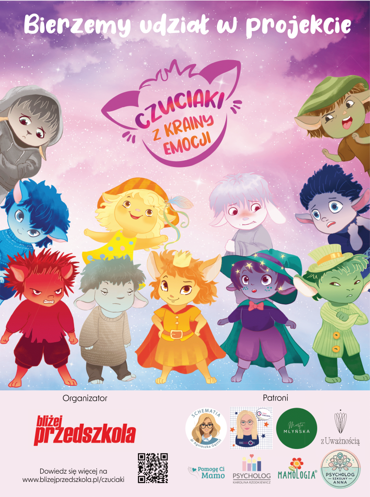 Ogólnopolski projekt edukacyjny ,,Czuciaki z Krainy Emocji” – Przedszkole 52